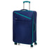 Trolley grande in tessuto blu navy Romeo Gigli, Valigie, SKU o911000226, Immagine 0